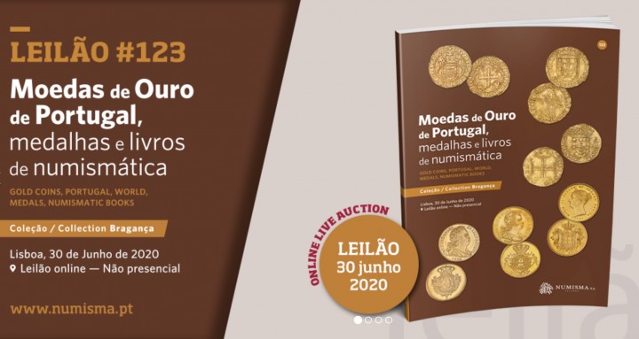 NUMISMA LEIL�ES n.� 123, dia 30 de junho de 2020 - LEIL�O ONLINE