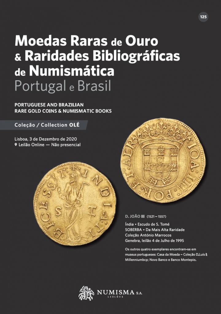 NUMISMA LEIL�ES n.� 125, dia 3 de dezembro de 2020 - LEIL�O ONLINE