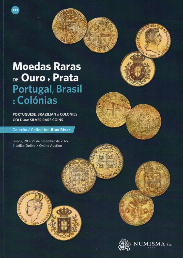 NUMISMA LEIL�ES n.� 133, dias 28 e 29 de setembro de 2022: Cole��o Blue River