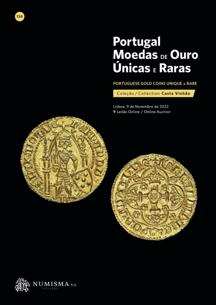 NUMISMA LEIL�ES n.� 134, dia 9 de novembro de 2022: Cole��o Casta Vinh�o