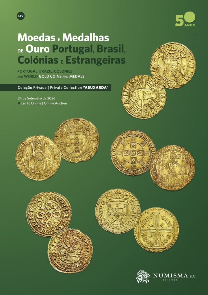 NUMISMA LEILÕES n.º 149, 24 de SETEMBRO de 2026: Coleção Abuxarda