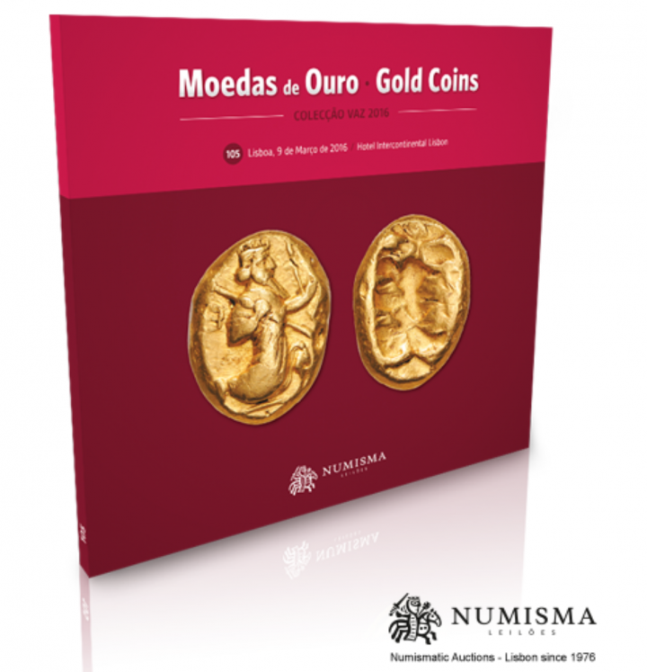 Numisma Leil�es n� 105: Moedas de Ouro - Colec��o Vaz 2016, Lisboa 9 de mar�o 2016
