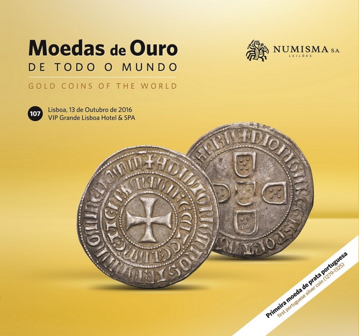 NUMISMA LEIL�ES n� 107: Moedas de ouro de todo o mundo, Lisboa 13 de outubro de 2016